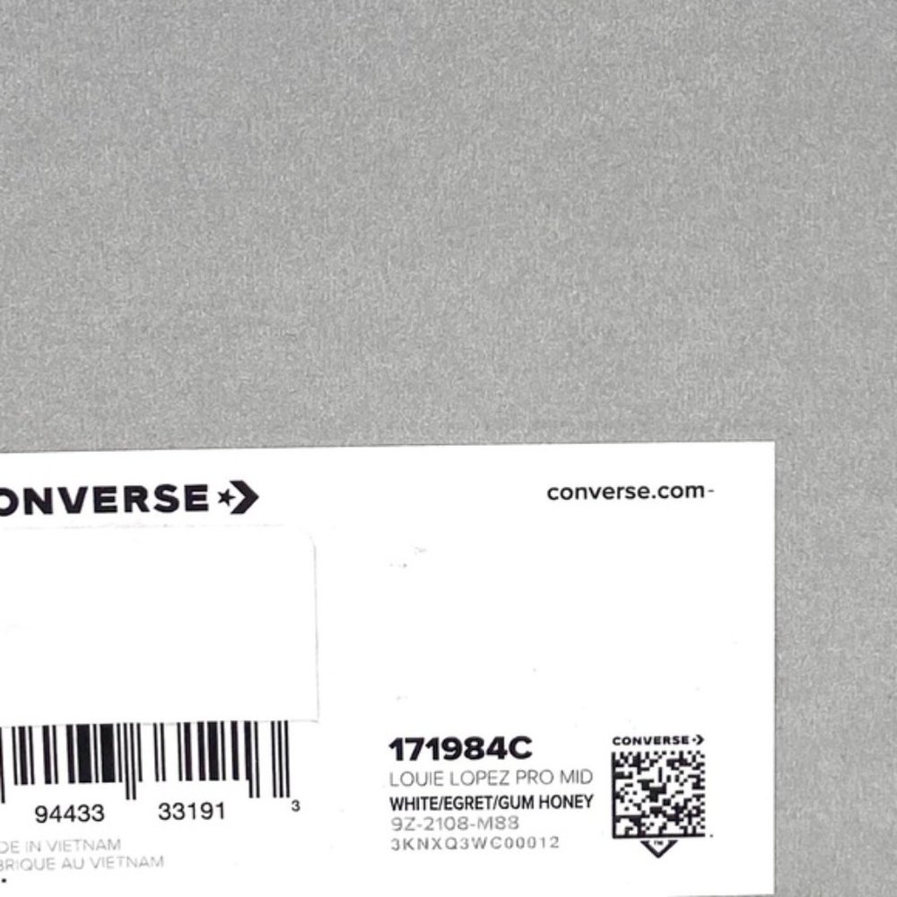 Converse CONS Louie Lopez Pro Mid Top White Women Leather Size Sneakers 171984C - Picture 8 of 9